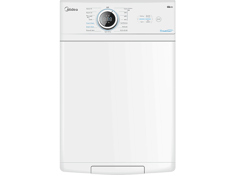 MIDEA Lavadora carga superior en color Blanco — 7 kg y 1200 rpm — foto 3