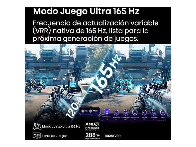 TV Mini LED 85" HISENSE — UHD 4K y 165 Hz (mod. 85U7Q PRO) — foto 7