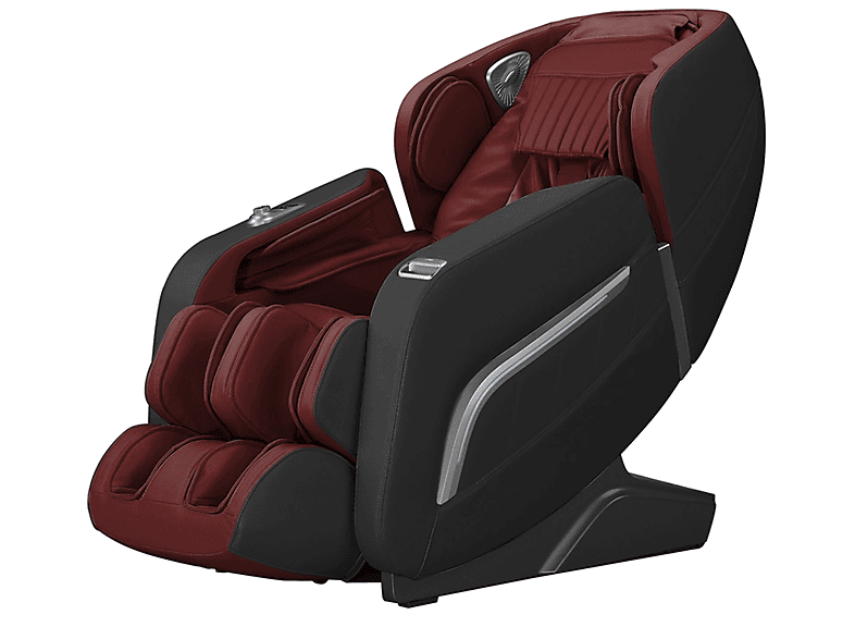 Sillón de masaje KOMODER en color Negro - Rojo, Masaje de cuerpo completo