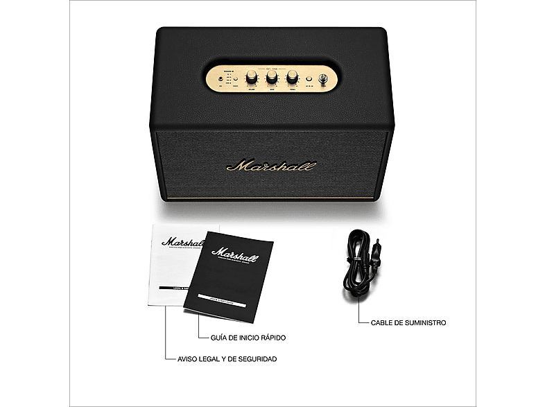 Altavoz bluetooth MARSHALL en color Negro de 90 W — foto 4