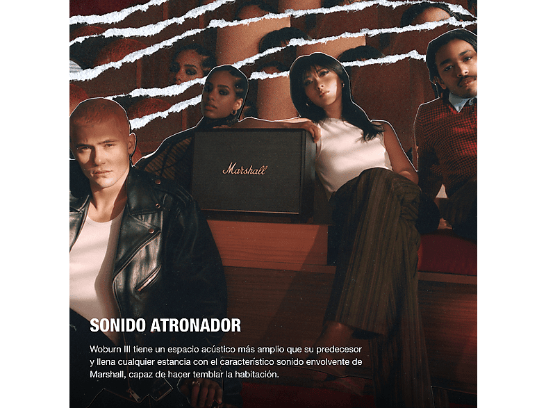 Altavoz bluetooth MARSHALL en color Negro de 90 W — foto 5