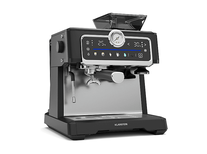KLARSTEIN Cafetera espresso en color Negro (mod. GrandPressoTouch)