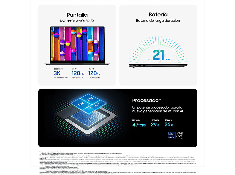 Portátil SAMSUNG con 14" WQXGA+ Táctil en color Gris — foto 4