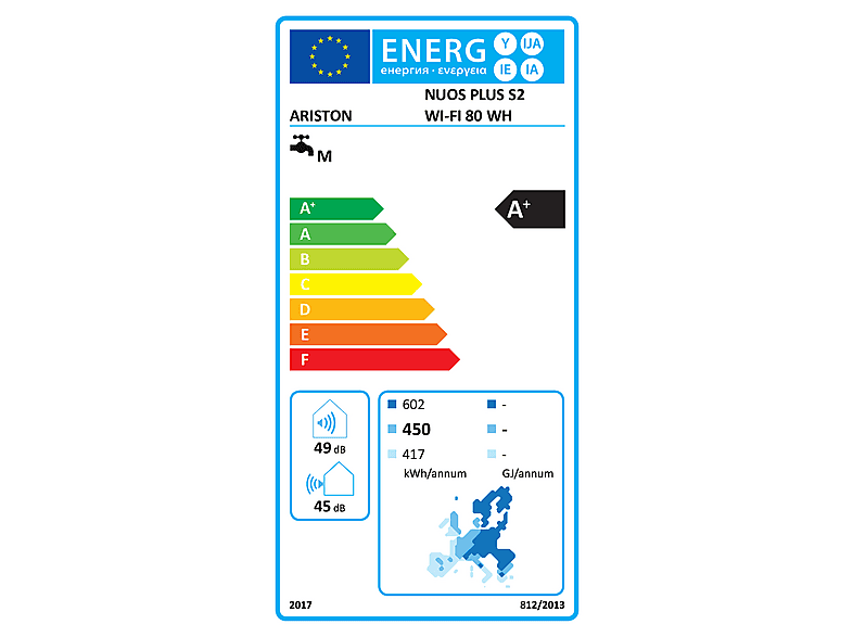 ARISTON Termo eléctrico 80 l en color Blanco — foto 5