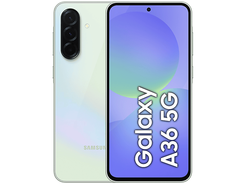 SAMSUNG SAMSUNG Galaxy A36, Verde, Móvil Android, 256 GB, 8 GB RAM, 6,7 " Super AMOLED, Gorilla Glass 7, 120 Hz, Qualcomm SM6475-AB Snapdragon 6 Gen 3 en color Verde — 5000 mAh y Móvil