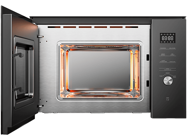 MIDEA Microondas con grill integrable en color Cristal Negro (mod. MBMTG925E-BK) — foto 3