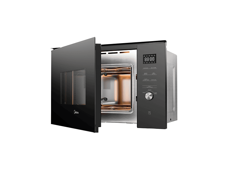 MIDEA Microondas con grill integrable en color Cristal Negro (mod. MBMTG925E-BK) — foto 6