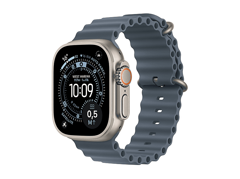 APPLE Apple Watch en color Azul — Talla única y Titanio