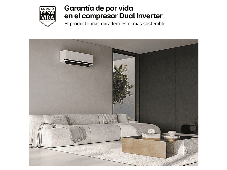 LG Aire acondicionado Split 1 x 1 en color Blanco — foto 5