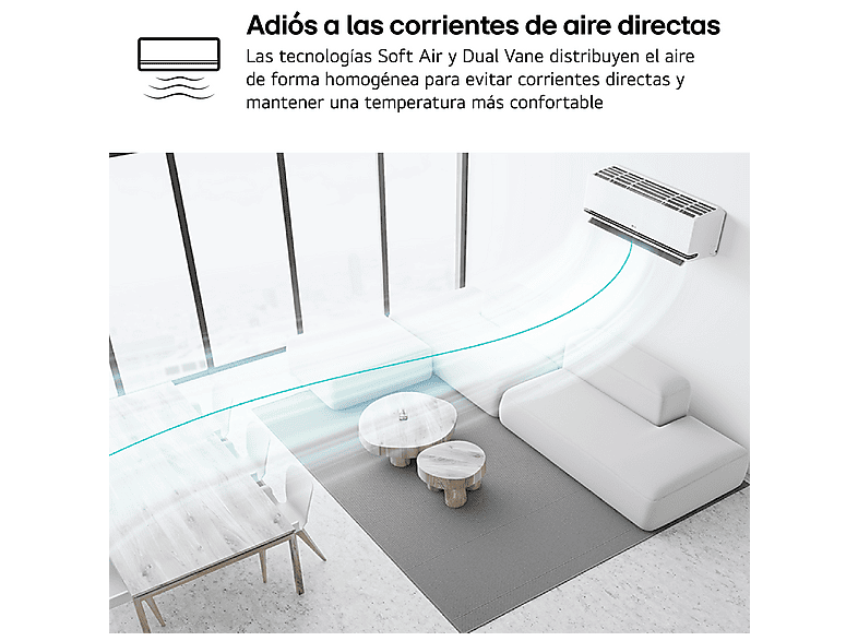 LG Aire acondicionado Split 1 x 1 en color Blanco — foto 6