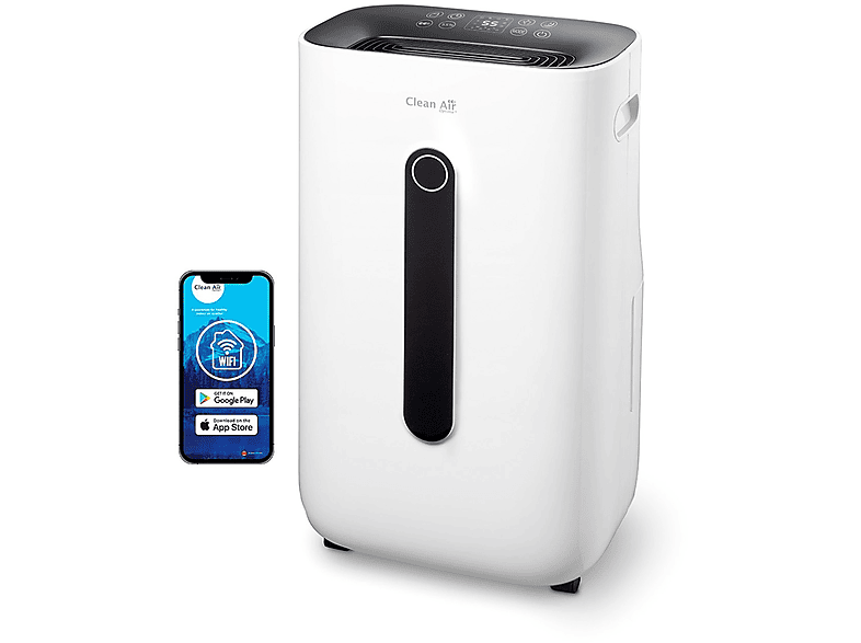 Deshumidificador CLEAN AIR OPTIMA con 6,5 l en color Blanco/negro