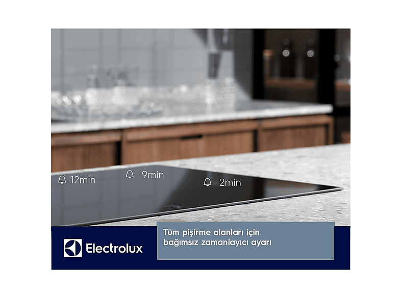 Placa de vitrocerámica ELECTROLUX en color Negro, 4 Fuegos zonas — foto 3