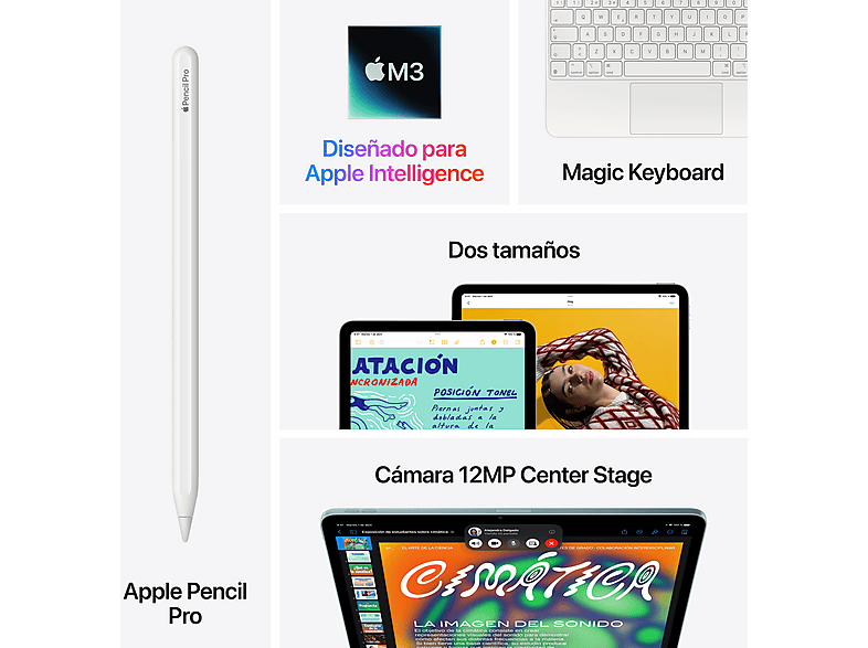 Tablet APPLE en color Azul, 1TB — foto 9