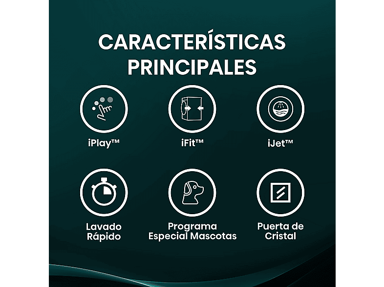 Lavadora carga frontal HISENSE con 9 kg en color Blanco — foto 4