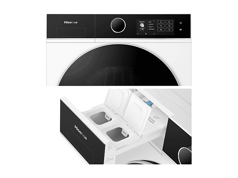 Lavadora carga frontal HISENSE con 9 kg en color Blanco — foto 13