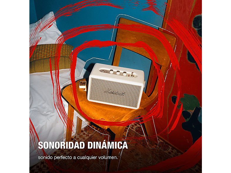 MARSHALL Altavoz bluetooth en color Cream (mod. Kilburn III) — foto 5