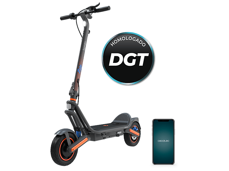 Patinete eléctrico CECOTEC en color Multicolor (mod. Bongo GS65 2x2 XXL)