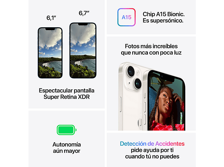 Smartphone APPLE con Móvil iOS en color Negro — foto 7