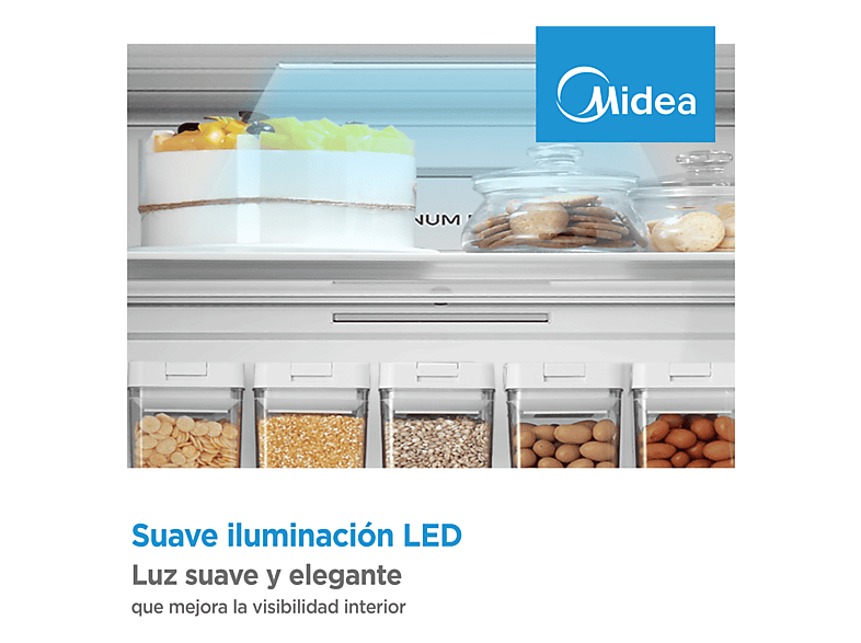 Frigorífico Combi MIDEA — Total No Frost y 201 cm altura — foto 23