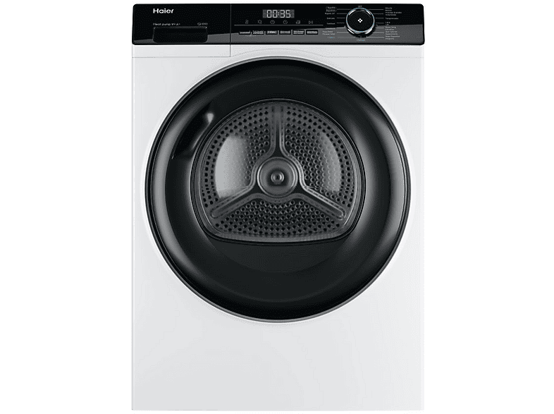 HAIER Secadora bomba de calor en color Blanco — Eléctrico y 9 kg