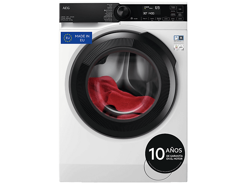 AEG Lavadora secadora 11 kg + 7 kg en color Blanco