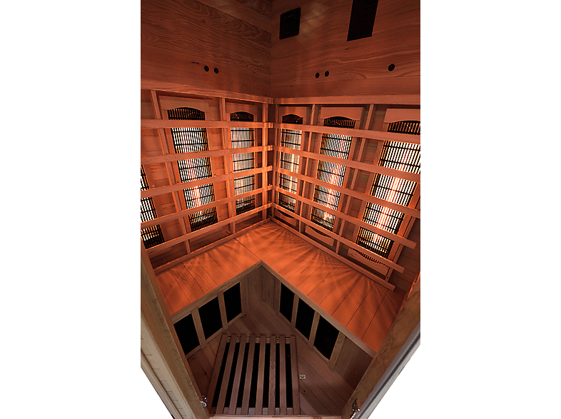 MPC Sauna 150 cm (mod. POOLSTAR-SN-APOLLON-Q3C) en color Marrón — foto 8