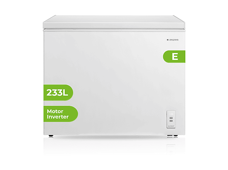 ASPES Congelador horizontal 233 l en color Blanco
