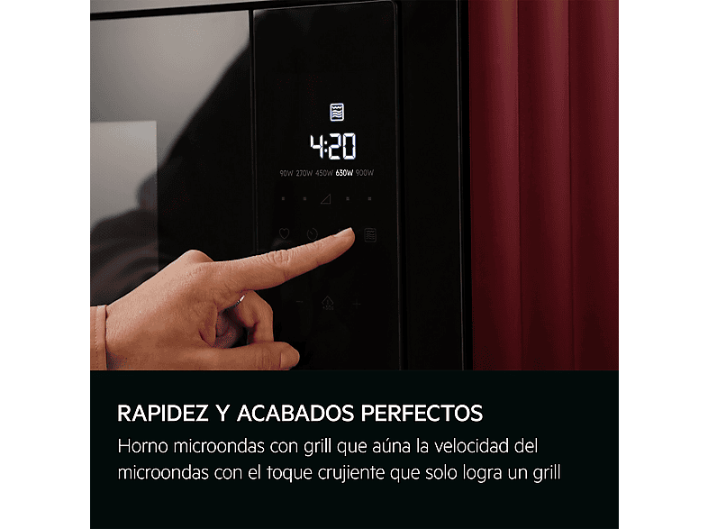 Microondas integrable AEG en color Negro, 5 potencia — foto 7