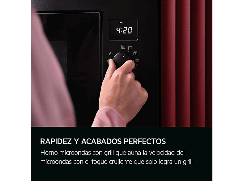 Microondas integrable AEG en color Negro, 5 potencia — foto 8