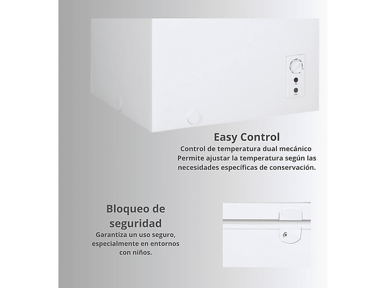 Congelador horizontal VOK en color Blanco de Capacidad 291 l — foto 8
