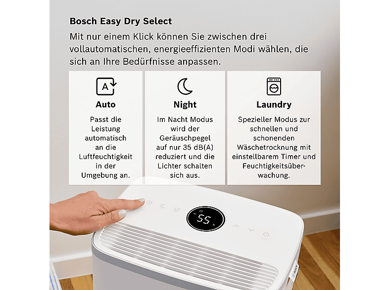 BOSCH Deshumidificador en color Blanco (mod. Dry 2000) — foto 4
