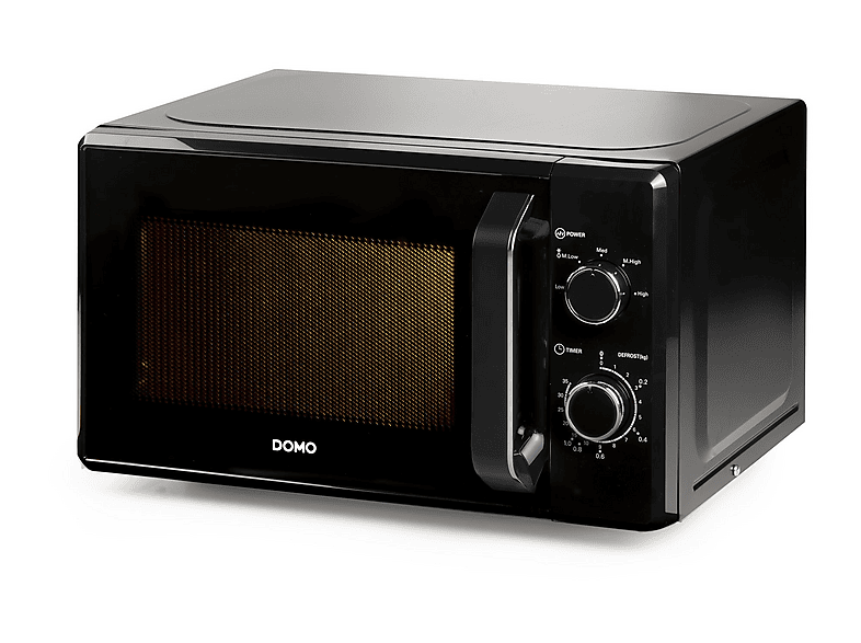 Microondas DOMO con 800 W en color Negro — foto 4