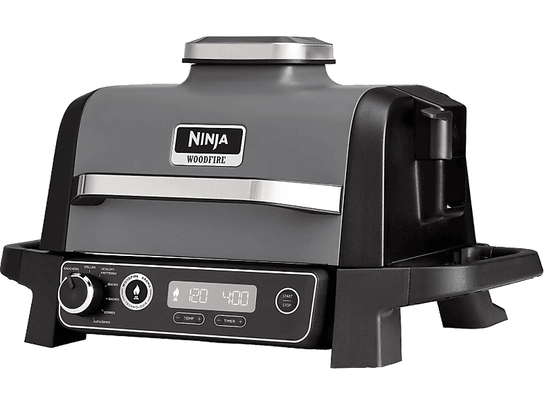 NINJA Grill 2400 W (mod. Woodfire OG701EU) en color Negro