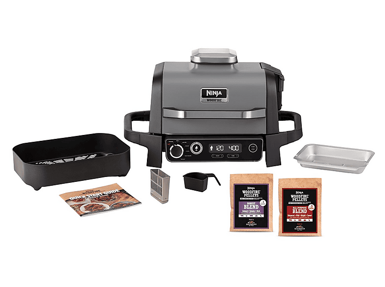 NINJA Grill 2400 W (mod. Woodfire OG701EU) en color Negro — foto 3