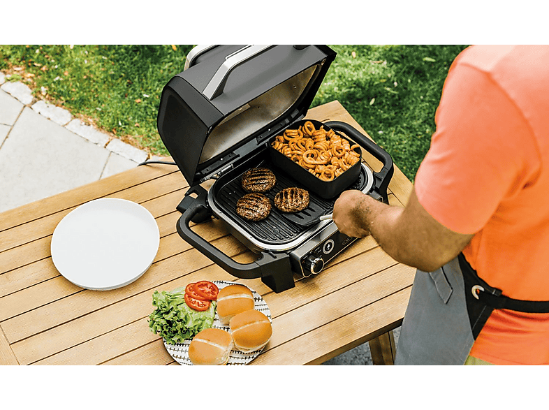 NINJA Grill 2400 W (mod. Woodfire OG701EU) en color Negro — foto 4