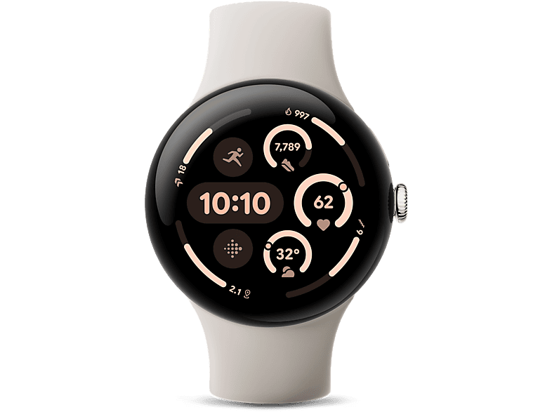 Smartwatch GOOGLE en color Porcelana, AMOLED