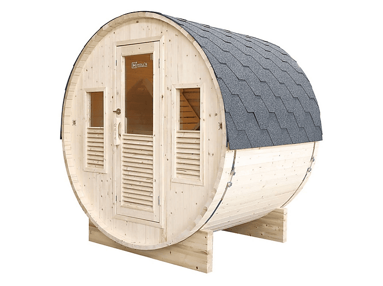 Sauna de exterior MPC con 205 cm en color Marrón
