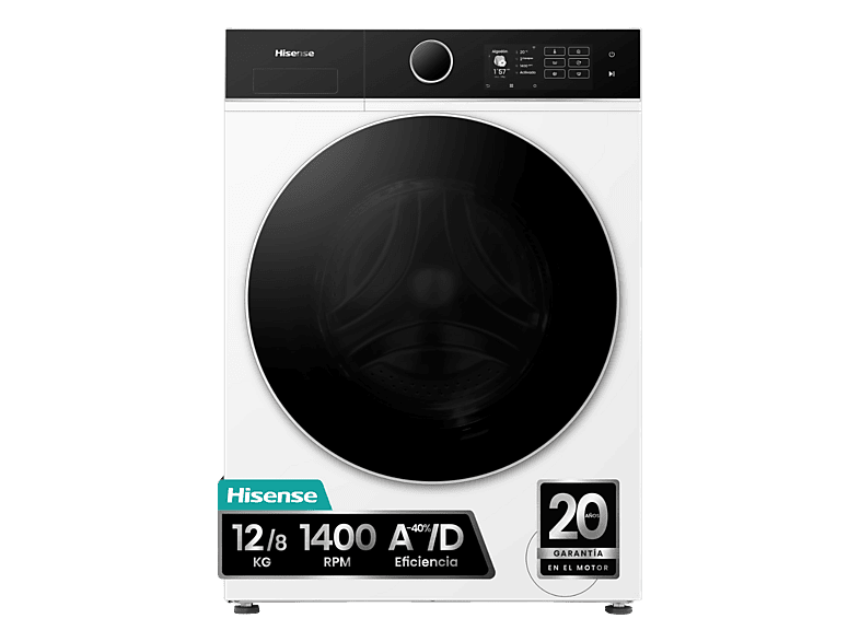 HISENSE Lavadora secadora en color Blanco