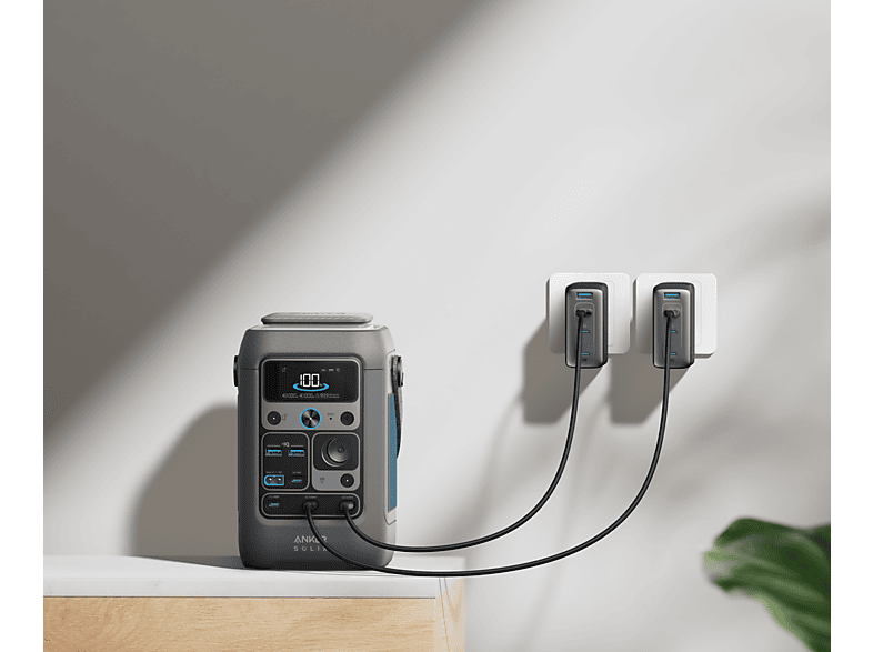 ANKER Estación de energía en color gris (mod. SOLIX KIT C300X DC) — foto 10