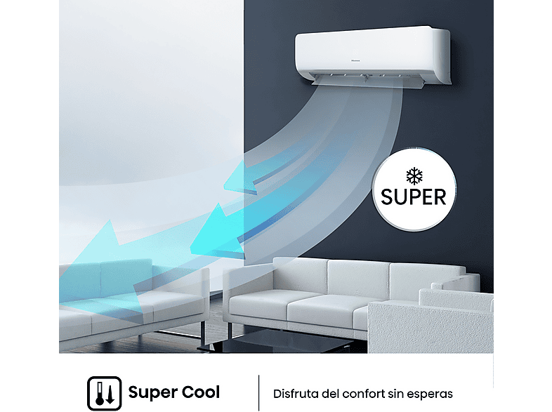 HISENSE Aire acondicionado Split 1 x 1 (mod. KC50 Smart Clima) — foto 8