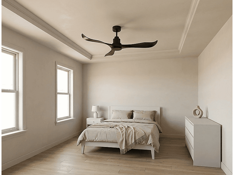 PURLINE Ventilador de techo en color Negro — 6 velocidades y Solo con reguladores específicos — foto 7